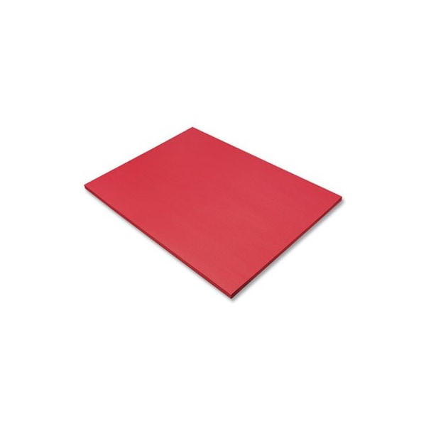 Pacon SunWorks, CONSTRUCTION PAPER, 58LB, 18 X 24, HOLIDAY RED, 50PK 9917 - main